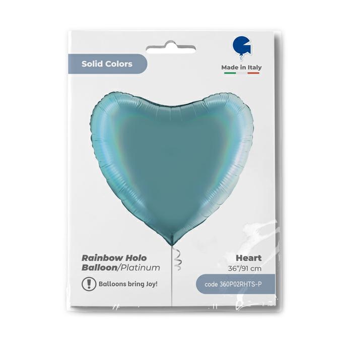 Hart 91cm Regenboog Holografisch Platinum Tenerife Sea