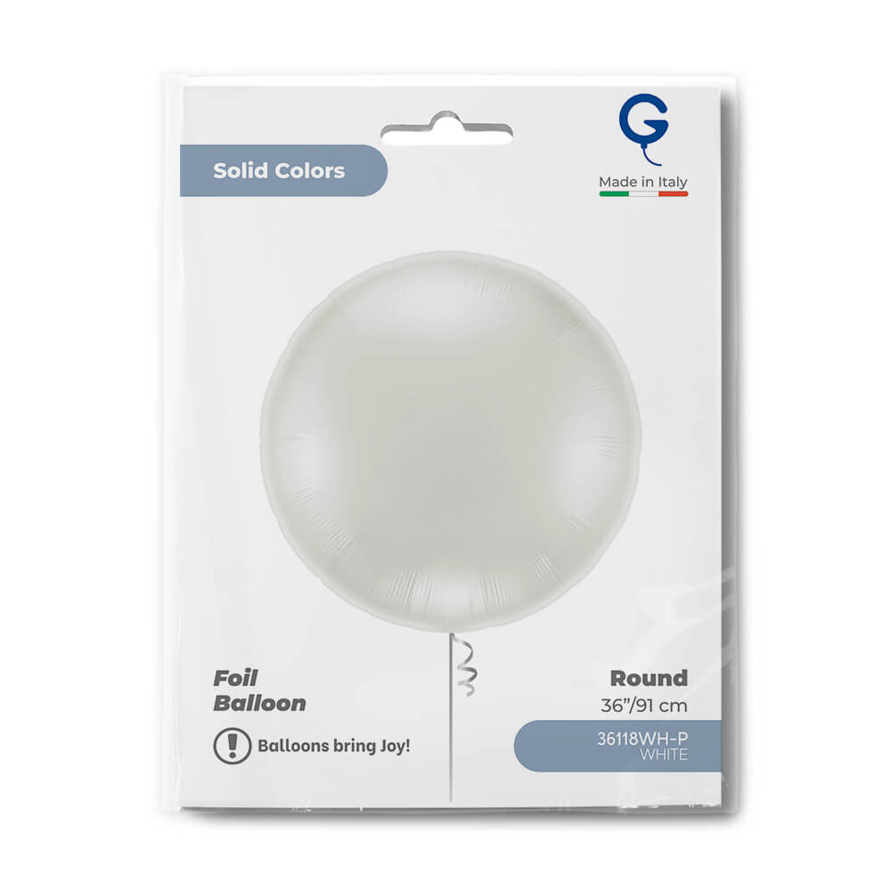 Rond 91cm Wit - Afbeelding 2