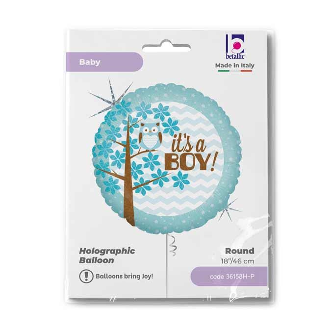 R18 It's A Boy Baby Owl