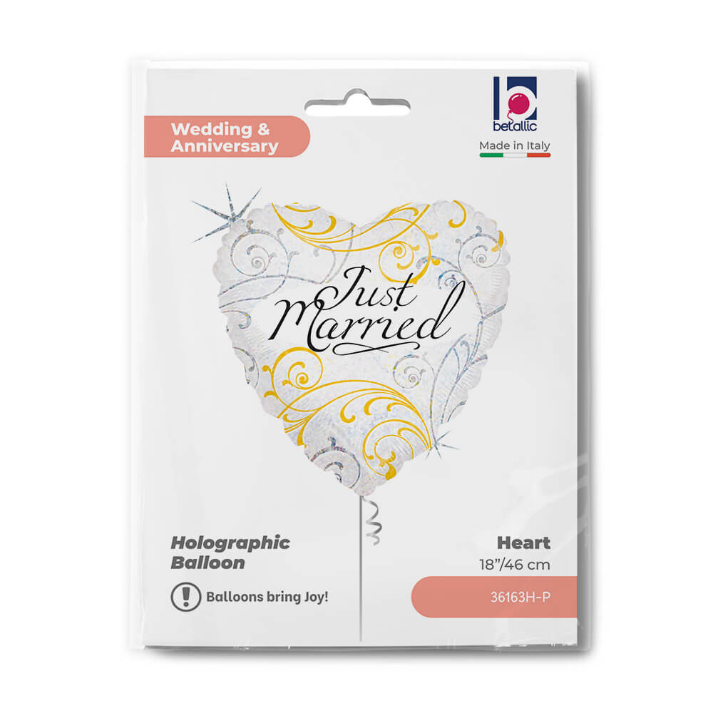 H18 Just Married Filigree - Afbeelding 2
