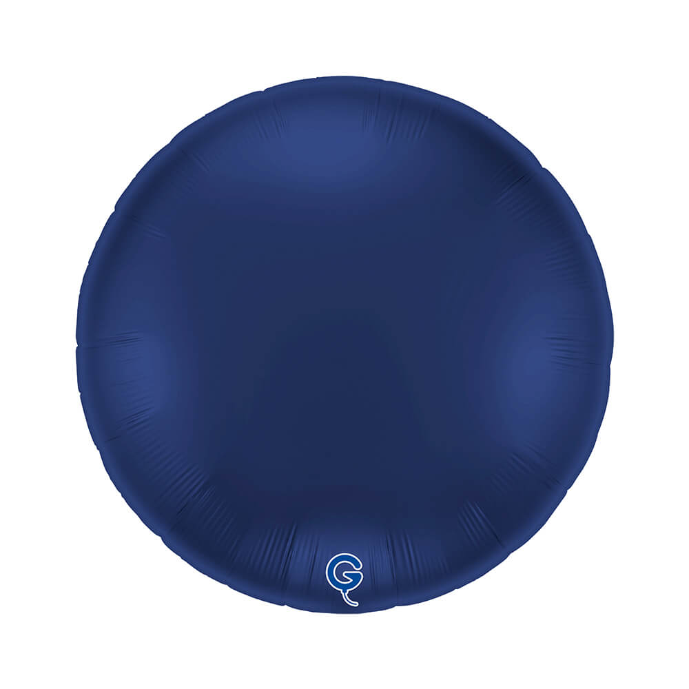Rond 91cm Satin Blauw Navy