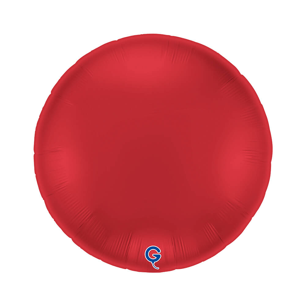 Rond 91cm Satin Rubin Rood