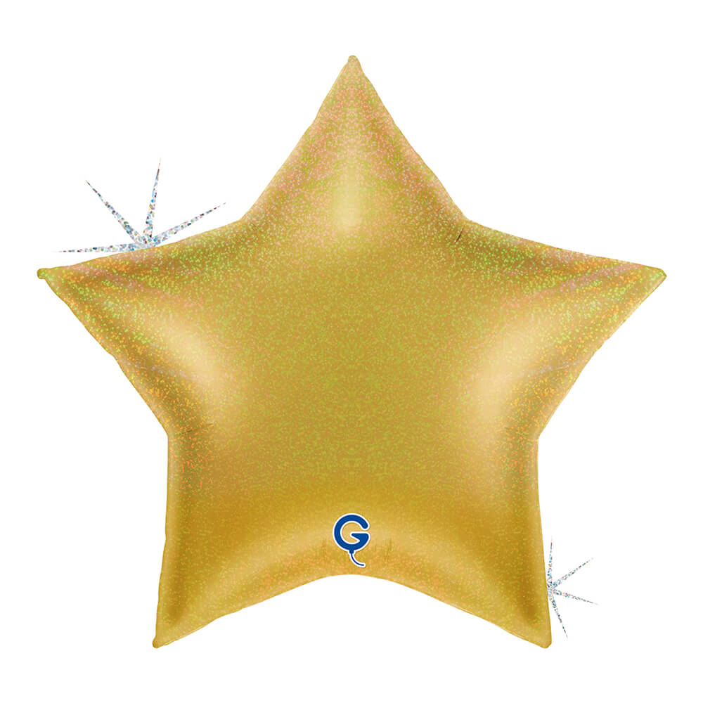Ster 91cm Glitter Holografisch Goud 5