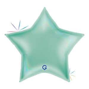 Star 36inc Rainbow Holographic Platinum Tiffany