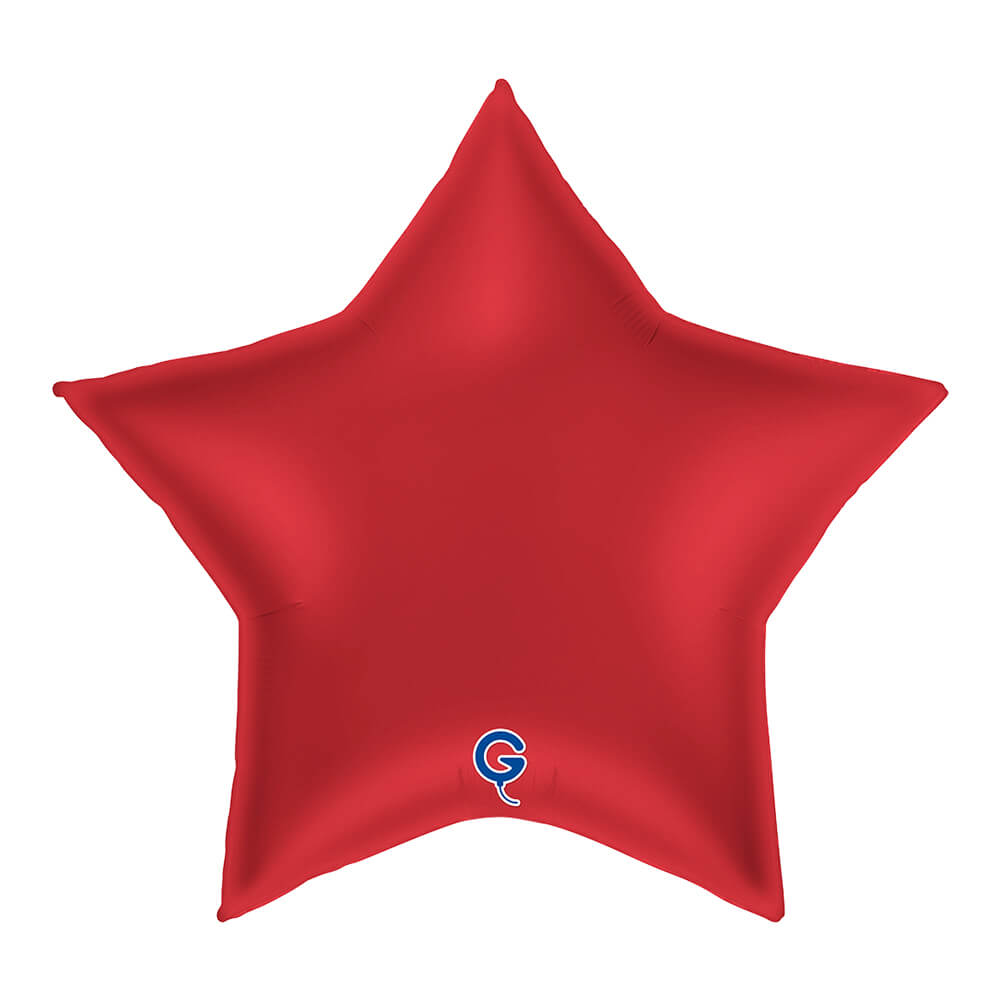 Ster 91cm Satin Rubin Rood