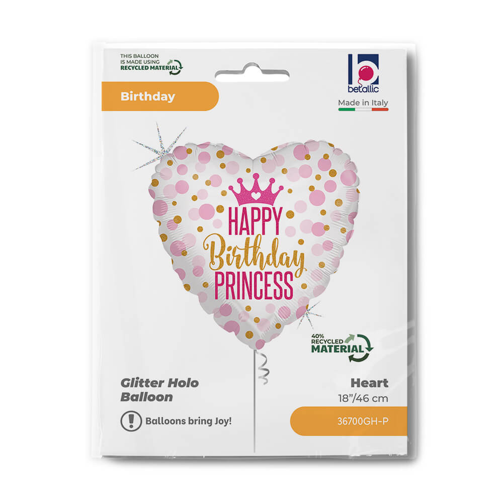 H18 Glitter Birthday Princess - Afbeelding 2