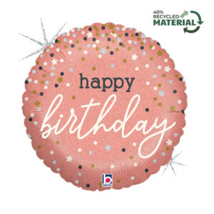 R18 Rose Gold Confetti B-Day