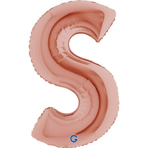 Letter S Rose Gold 40inc