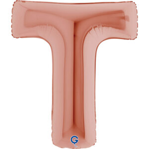 Letter T Rose Gold 40inc