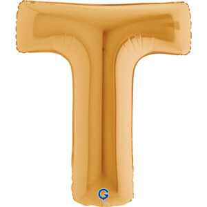 Letter T Gold 40inc