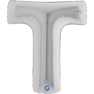 Letter T Silver 40inc
