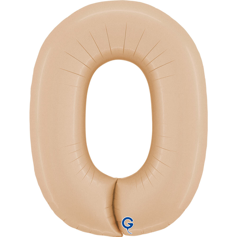 Cijfer 0 Satin Nude 102cm