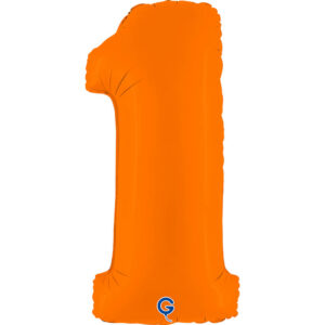 Number 1 Matte Orange 40inc