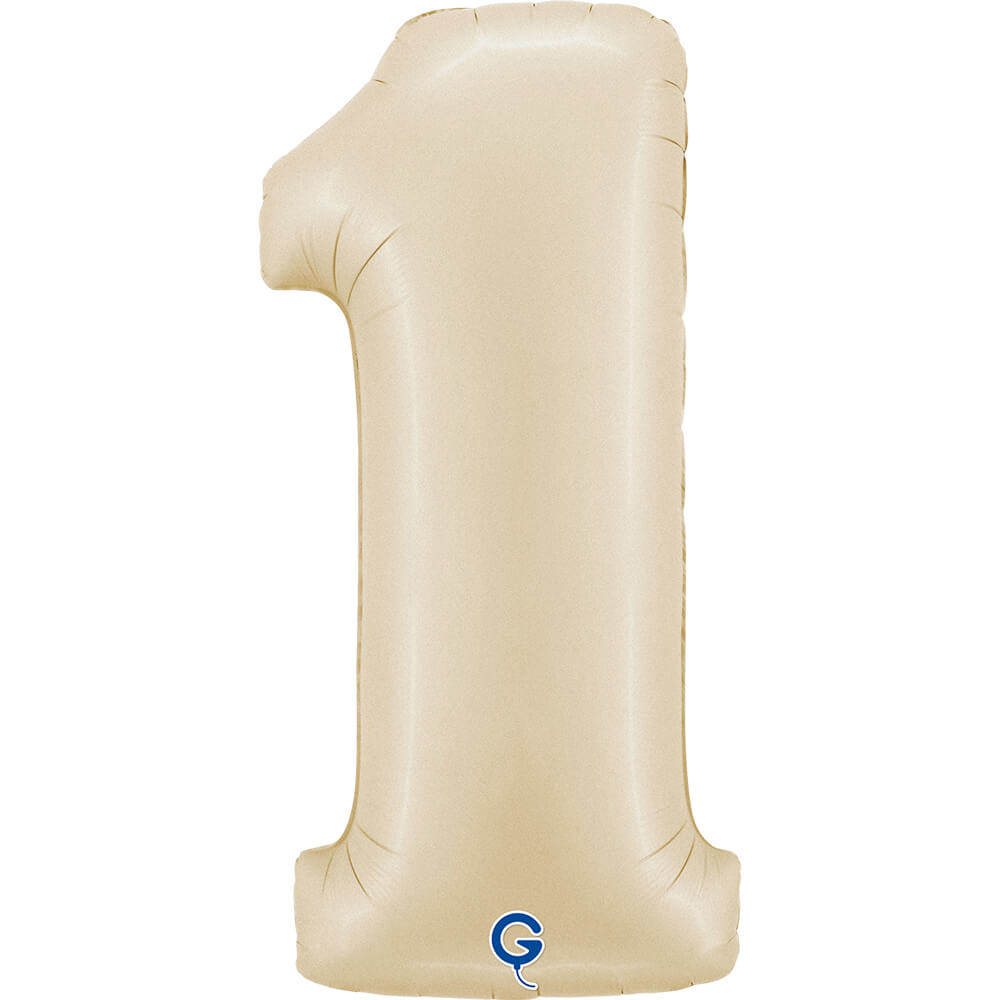 Cijfer 1 Satin Cream 102cm