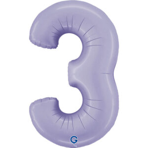 Number 3 Satin Lilac 40inc