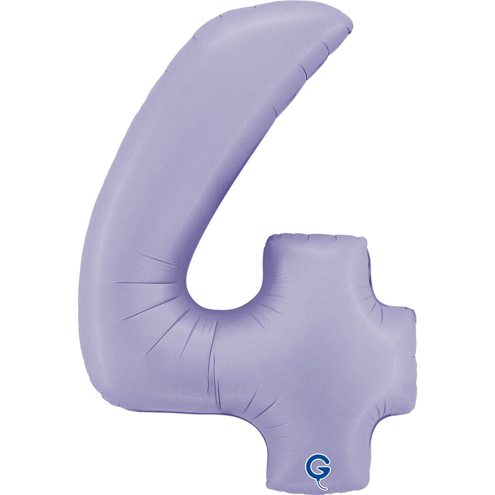 Cijfer 4 Satin Lilac 102cm