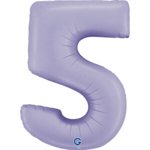 Number 5 Satin Lilac 40inc