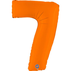 Number 7 Matte Orange 40inc