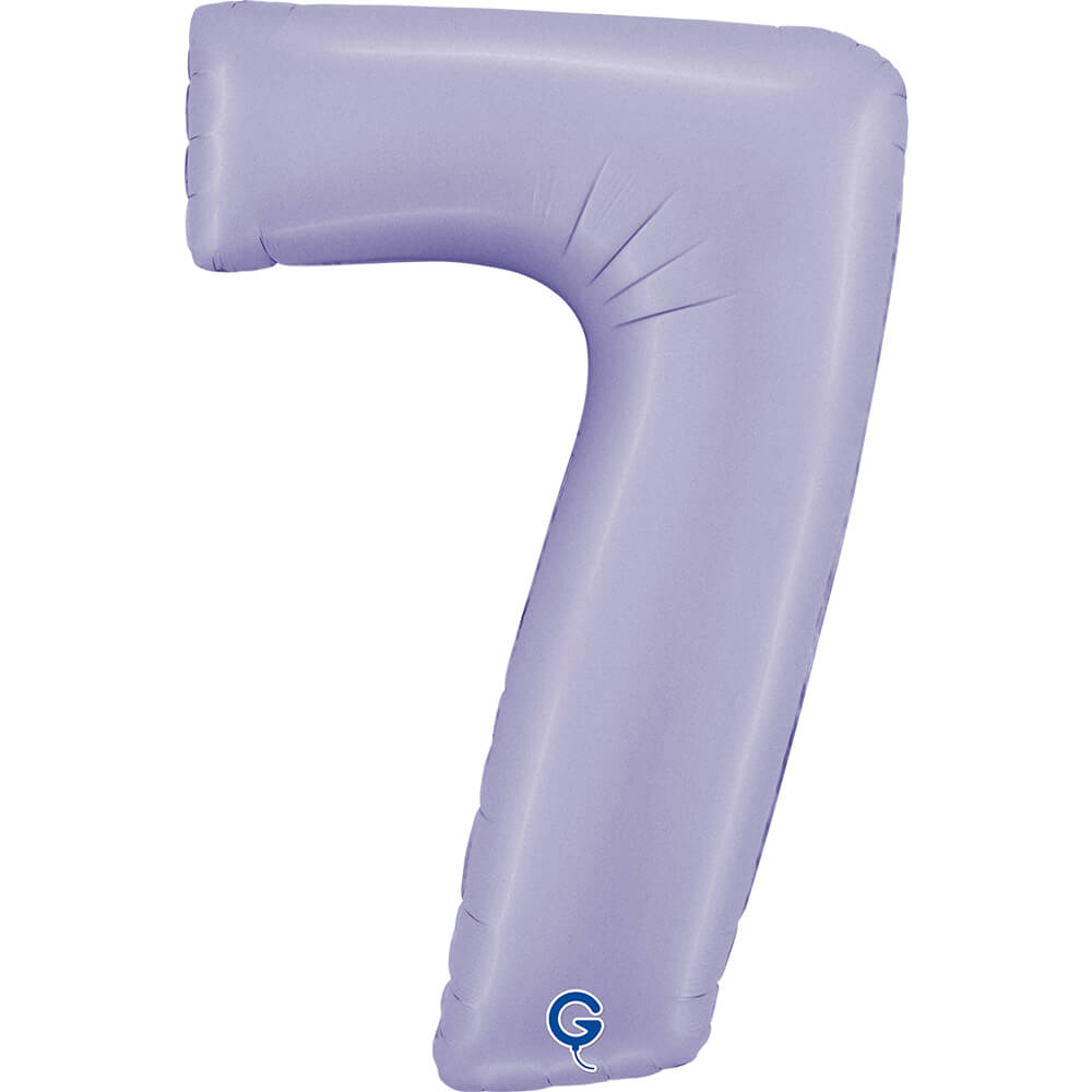 Cijfer 7 Satin Lilac 102cm