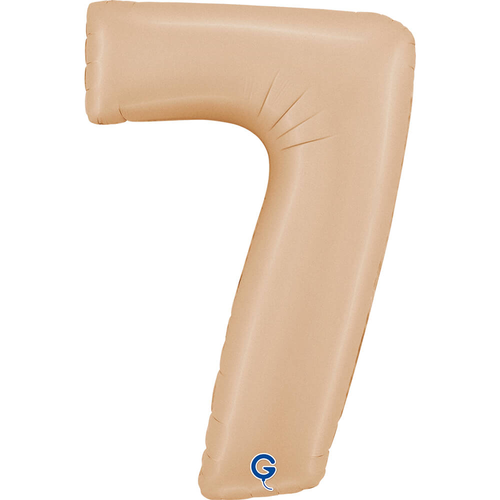 Cijfer 7 Satin Nude 102cm