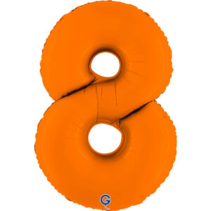Number 8 Matte Orange 40inc