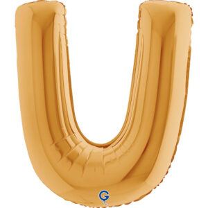 Letter U Gold 40inc