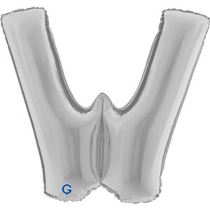Letter W Silver 40inc