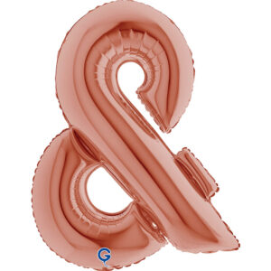Symbol Ampersand Rose Gold 40inc
