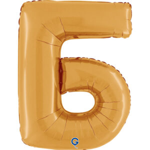 Cyrillic Letter B Gold 40inc