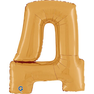 Cyrillic Letter D Gold 40inc