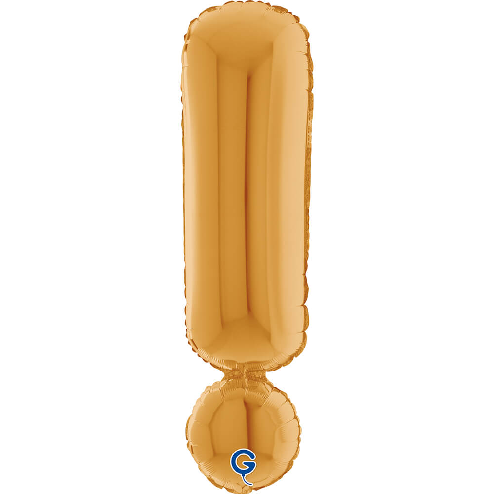Symbol Exclamation Point Goud 102cm