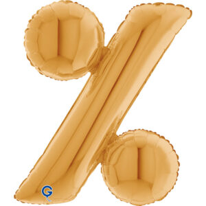 Symbol Percentage Gold 40inc