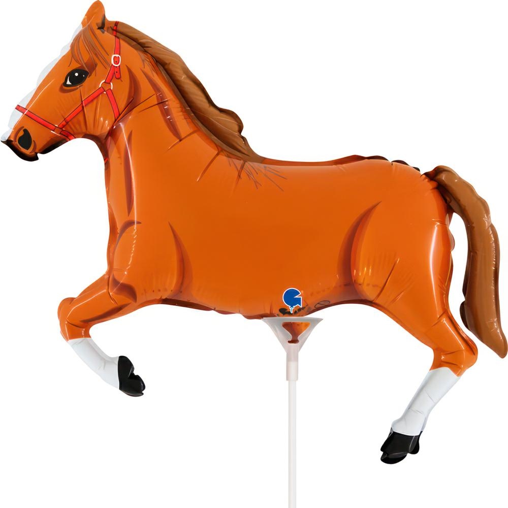 Horse Lt Bruin mini