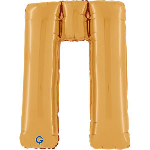 Cyrillic Letter P Gold 40inc