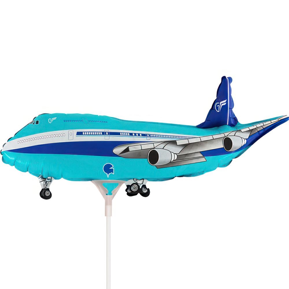 Airplane Blauw mini