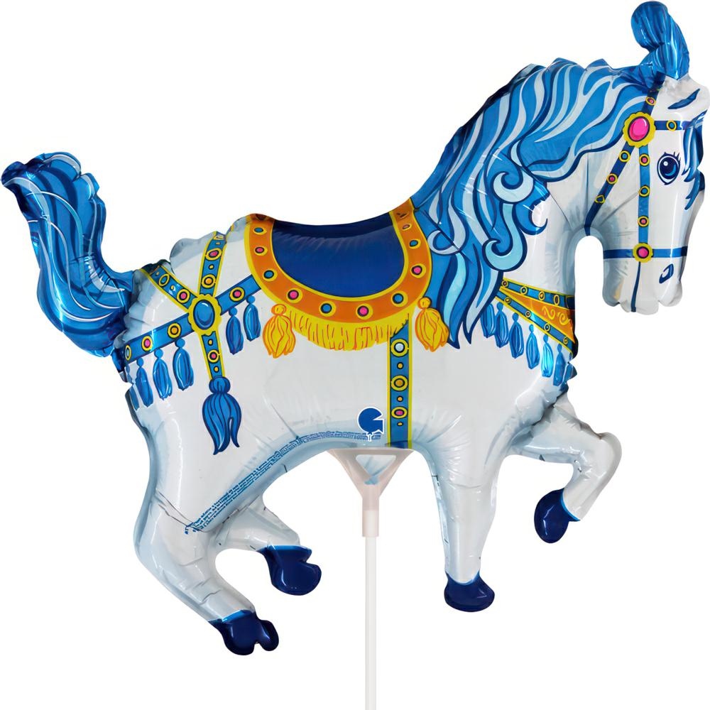 Circus Horse Blauw mini