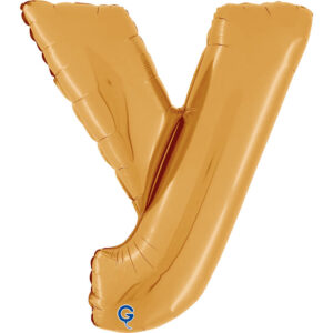 Cyrillic Letter U Gold 40inc