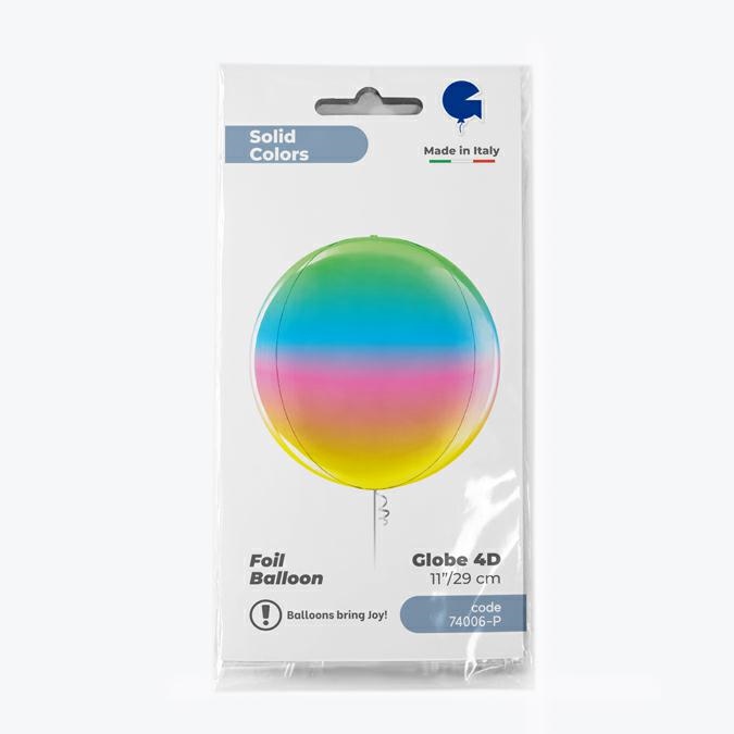 Bol 28cm Regenboog 4D