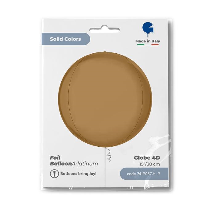 Bol 38cm Platinum Champagne 4D