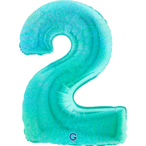 Number 2 Glitter Holographic Tiffany 40inc