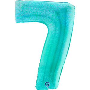 Number 7 Glitter Holographic Tiffany 40inc