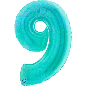 Number 9 Glitter Holographic Tiffany 40inc