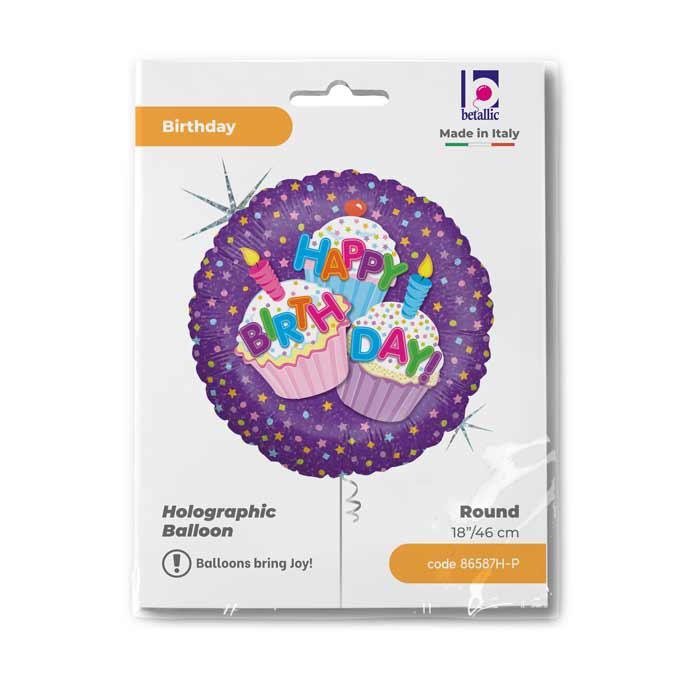 R18 Happy Birthday Cupcake