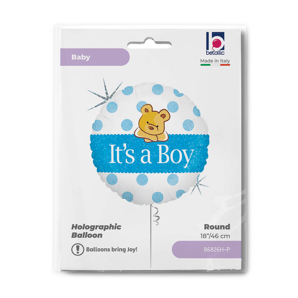 R18 Baby Boy Big Hart Bear - Afbeelding 2