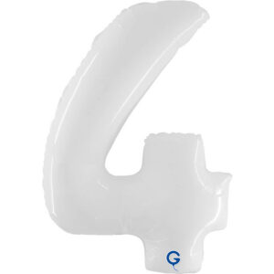 Number 4 White Fluo 40inc