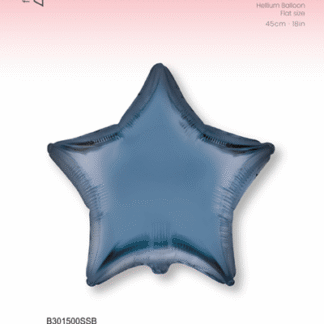 Ster Satin Steel Blauw