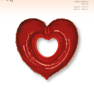 Hart Shape - Single Pack - Rood