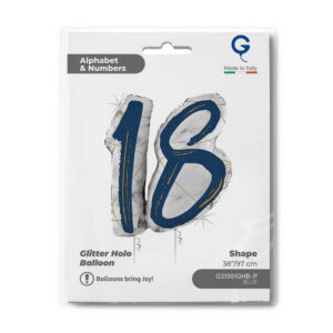 Marble Mate Numbers 18 Blue