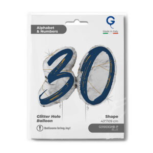 Marble Mate Numbers 30 Blue