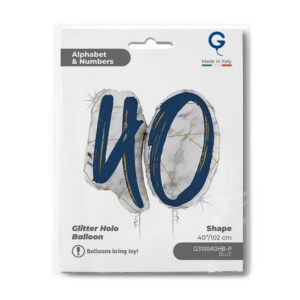 Marble Mate Numbers 40 Blue